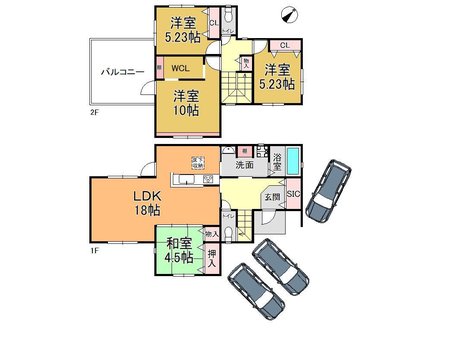 大字金屋（桜井駅） 3198万円 駐車スペース３台可能！！