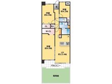 サンヴェール須磨妙法寺 3LDK、価格1580万円、専有面積74.48㎡、バルコニー面積9.34㎡室内リノベーション済みです。
