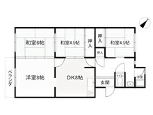 垂水高丸住宅　２号棟 4DK、価格500万円、専有面積70.29㎡、バルコニー面積4㎡