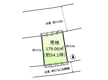 桃山台１ 1950万円 土地価格1950万円、土地面積179.06㎡区画図はこちら♪