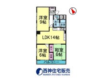 新吉田第2住宅 3LDK、価格999万円、専有面積69.9㎡、バルコニー面積9㎡