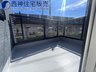 大久保町八木（大久保駅） 4380万円 2階の8帖のお部屋から出入が可能な南向きバルコニーです。現地（2023年8月2日）撮影
