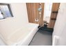 kiNOie東大阪市花園東町２丁目　自由設計住宅　ご自慢ハウスプロジェクト 洗い場の広い浴室。浴室暖房乾燥機付き。