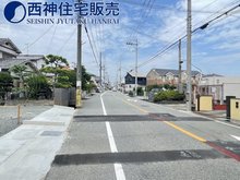 北本荘２（播磨町駅） 1250万円～1380万円 前面道路は東側に約7メートルの幅員がございます。現地（2022年8月23日）撮影