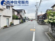 加古川町備後（加古川駅） 980万円 前面道路は約7.1メートルの幅員がございます。現地（2023年5月30日）撮影