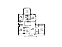 アコーデリア西神中央6号棟 5LDK、価格3200万円、専有面積158.59㎡、バルコニー面積25.38㎡専有面積１５０㎡越え。全居室収納付き。