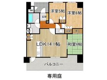 ジオ千里桃山台４番館 3LDK、価格4430万円、専有面積70.02㎡、バルコニー面積18㎡