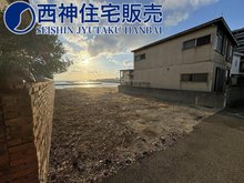 魚住町西岡（東二見駅） 6800万円 学校は、「錦浦小学校」、「魚住中学校」のエリアとなっております。現地（2024年1月7日）撮影