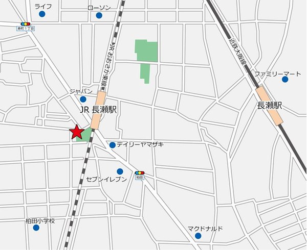 kiNOie東大阪市柏田西１丁目　ご自慢ハウスプロジェクト 現地案内図