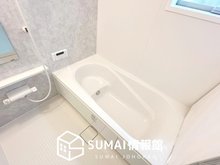 加古川町河原 3480万円 現地写真(浴室) 浴室暖房乾燥機付き。１坪タイプで広々です。