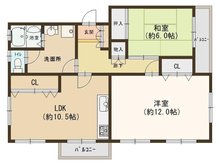 伊川谷住宅４号棟 2LDK、価格510万円、専有面積66.92㎡、バルコニー面積6㎡