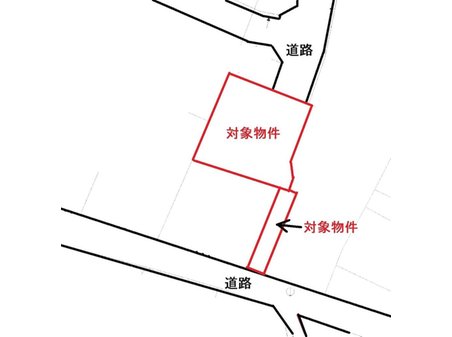 本橋町 850万円 土地価格850万円、土地面積207.32㎡全体区画図です。