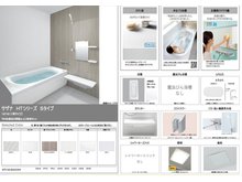シティマンション岩田 ◆リノベ予定の浴室プランシートです。 リノベ前のお申し込みにつきカラーリングをお選びいただけます。