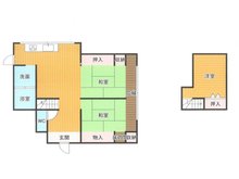 石神町 860万円 860万円、3DK、土地面積180.92㎡、建物面積83.93㎡間取図