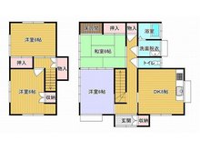 東仁井令町　木造戸建 1350万円、4DK、土地面積162.37㎡、建物面積81.56㎡1Fの和室と2Fの和室を洋間に変更しました！