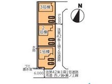 羽島１（福川駅） 2280万円 区画図