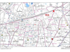 西条末広町分譲住宅　【一戸建て】 現地案内図