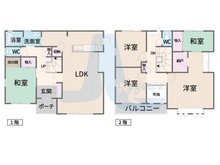 明王台４（備後本庄駅） 1880万円 1880万円、5LDK+S（納戸）、土地面積210.66㎡、建物面積145㎡家事動線が考えられた使いやすい間取りです。