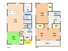 西伊敷７ 2380万円 2380万円、4LDK、土地面積112.72㎡、建物面積89.42㎡和室もある4ＬＤＫ。 収納スペースも各居室にあるのが嬉しいですね。
