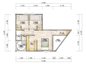 【三洋ハウス】鹿児島市武3丁目　「CASA LAFE」 建売　※建築中　【一戸建て】 3381万円、3LDK、土地面積82.72㎡、建物面積73.24㎡【2階】 おうちのシンボルである、らせん階段をあがると主寝室と子供部屋。プライベート空間はしっかり確保されています！収納も多く暮らしやすい居室です。
