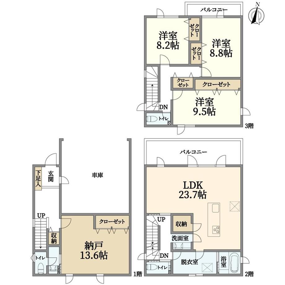 北二十二条東１８（元町駅） 6380万円