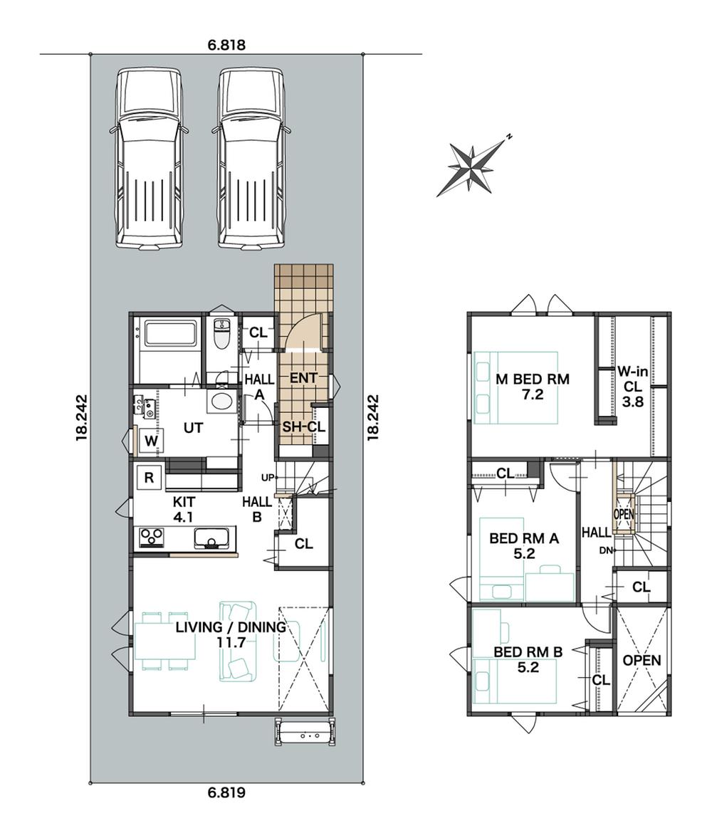 【ジョンソンホームズの建売　SOUHOUSE】富丘1条5丁目B