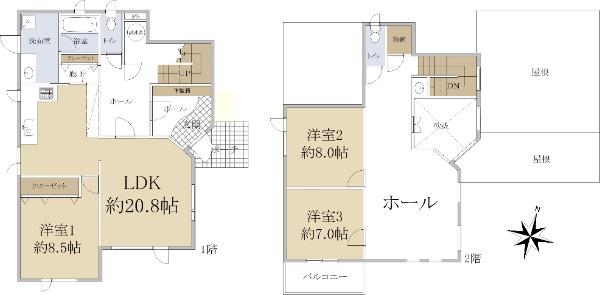 あいの里三条７（あいの里公園駅） 2490万円