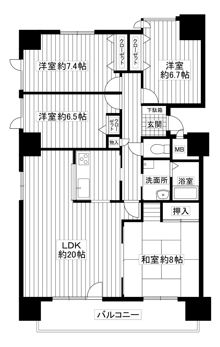 クルーザーバレー百合が原パークマンション