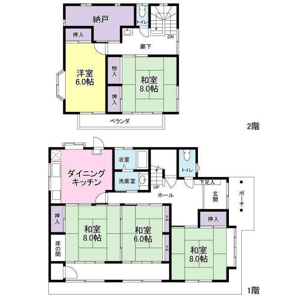 大森字街道下（南福島駅） 1600万円