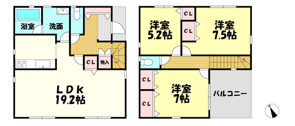 秋田市茨島第10　全3棟　ハウスドゥ秋田南