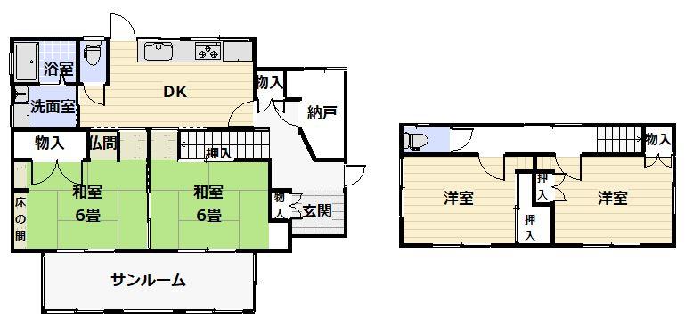 富久山町福原字泉崎（郡山富田駅） 1400万円