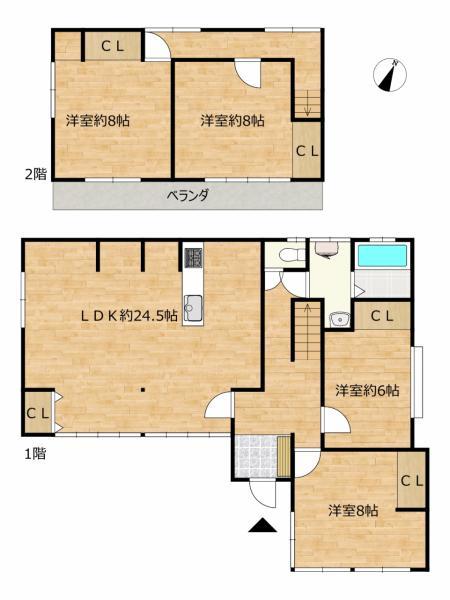 detached 青森県八戸市大字糠塚字南長市11-10