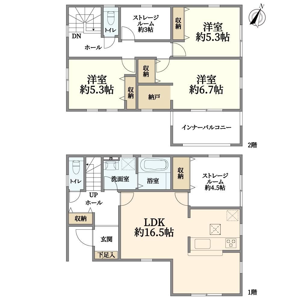 仙台市宮城野区平成1丁目　新築戸建1棟