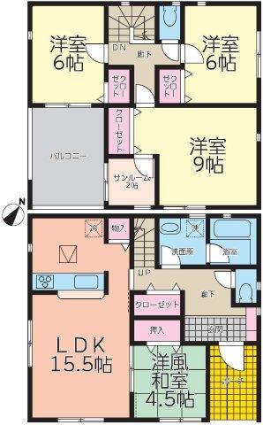 安積町笹川字西長久保（安積永盛駅） 2490万円