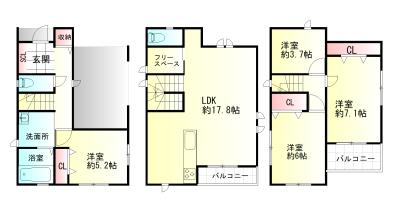 栄２（中野栄駅） 3390万円