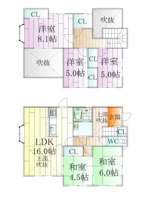 字桑木荒（涌谷駅） 650万円