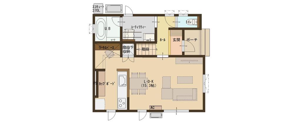 【大仙市大花町】カーポート付き3LDK27坪新築建売【2024年9月完成予定】