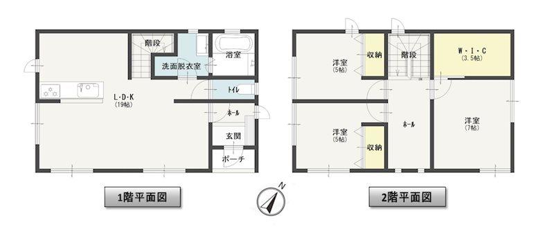 弘前市自由ヶ丘一丁目　中古住宅