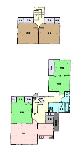 detached 秋田県由利本荘市岩城亀田亀田町字亀田町4-8