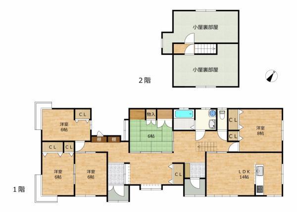 detached 青森県むつ市若松町13-26