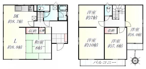 清水沢３ 1600万円