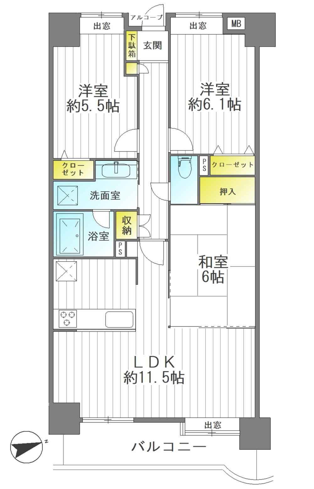 【ダイアパレス南仙台】閑静な住宅街のフルリノベーション物件♪