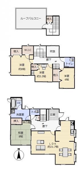 detached 宮城県仙台市青葉区南吉成１