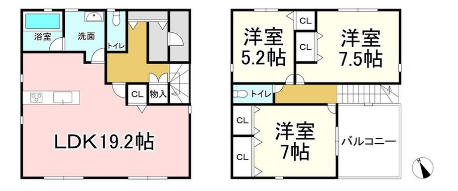 茨島７（羽後牛島駅） 2490万円