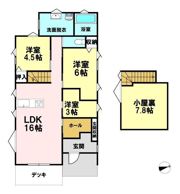 楢山南中町（秋田駅） 3390万円