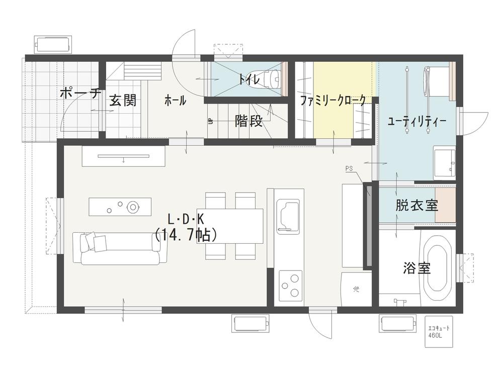 【秋田市八橋】通勤通学に便利な立地！3LDK家具付き新築住宅