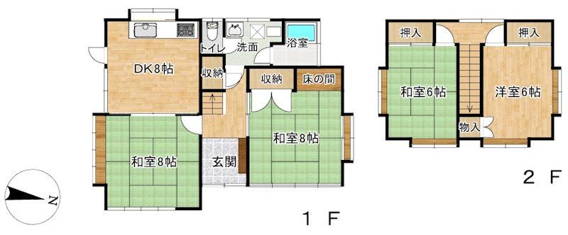 detached 青森県弘前市大字小比内５