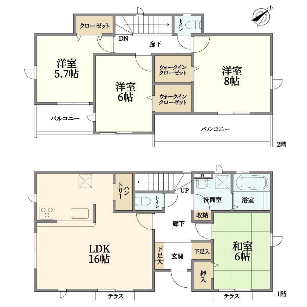 仙台市若林区遠見塚東　新築戸建1棟