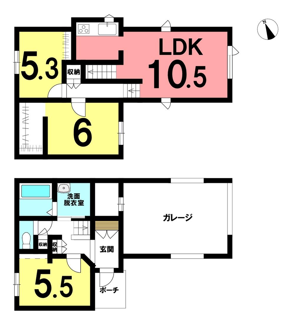 【ハウスドゥ  八戸田向】新築戸建　白銀町