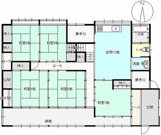 detached 山形県天童市大字高擶北